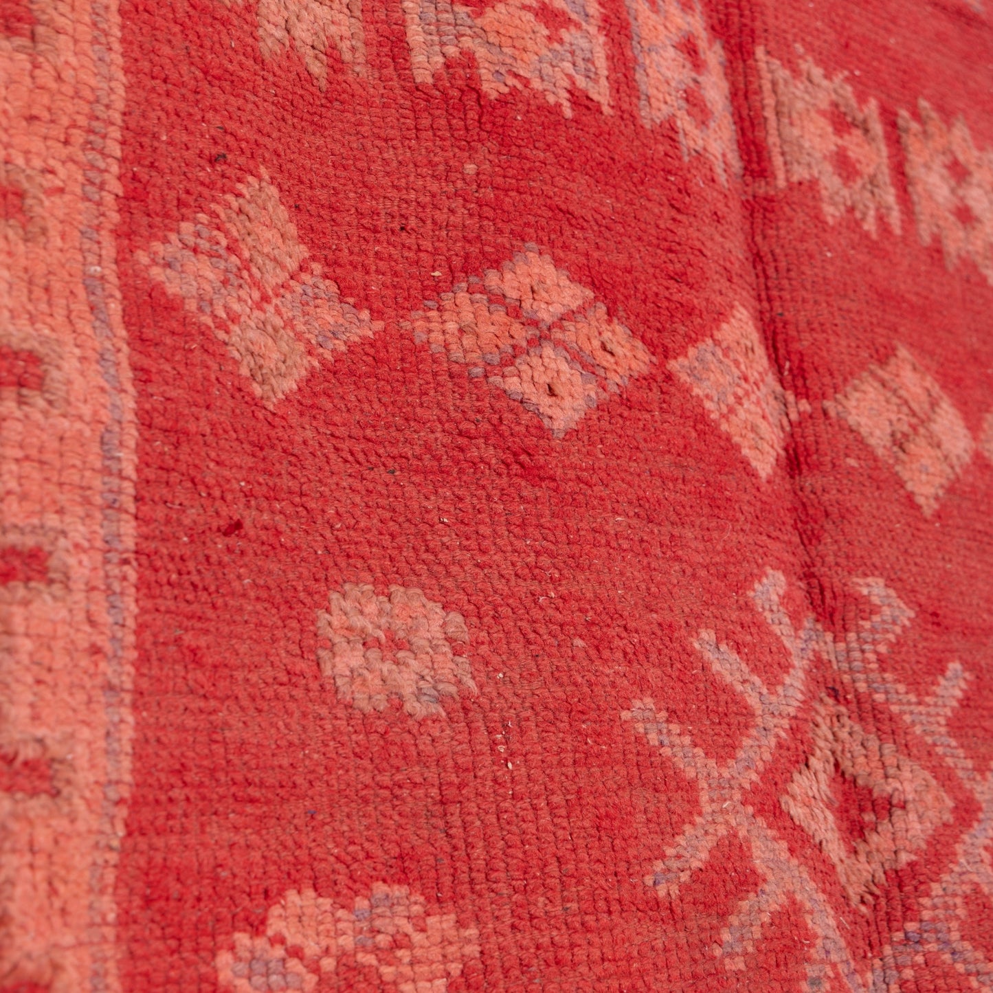 Vintage Moroccan Rehamna Rug – Handwoven Berber Wool Rug ; 9,84 ft /  5,09 ft