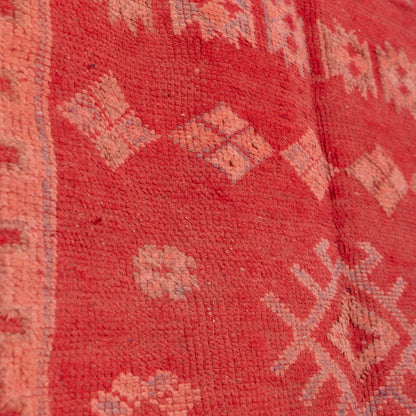 Vintage Moroccan Rehamna Rug – Handwoven Berber Wool Rug ; 9,84 ft /  5,09 ft