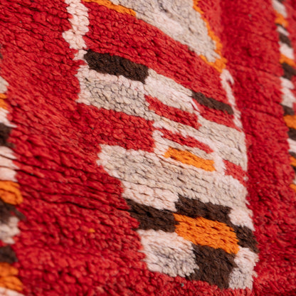 Vintage Moroccan Rehamna Rug – Handwoven Berber Wool Rug ; 9,84 ft /  4,76 ft