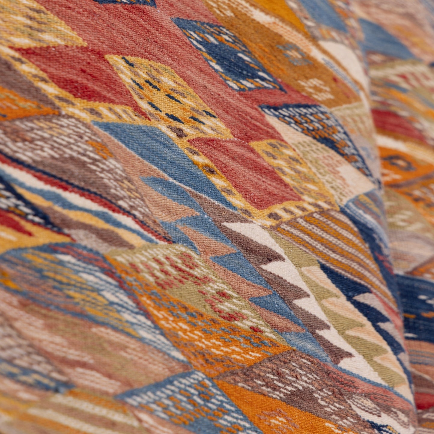 Handwoven Moroccan Akhnif Rug – Intricate Berber Wool & Cotton Carpet ; 8,86 ft / 5,91 ft