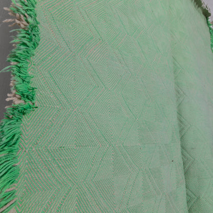 Handwoven Moroccan Akhnif Rug – Artisan Wool & Cotton Carpet ; 9,84 ft / 6,56 ft