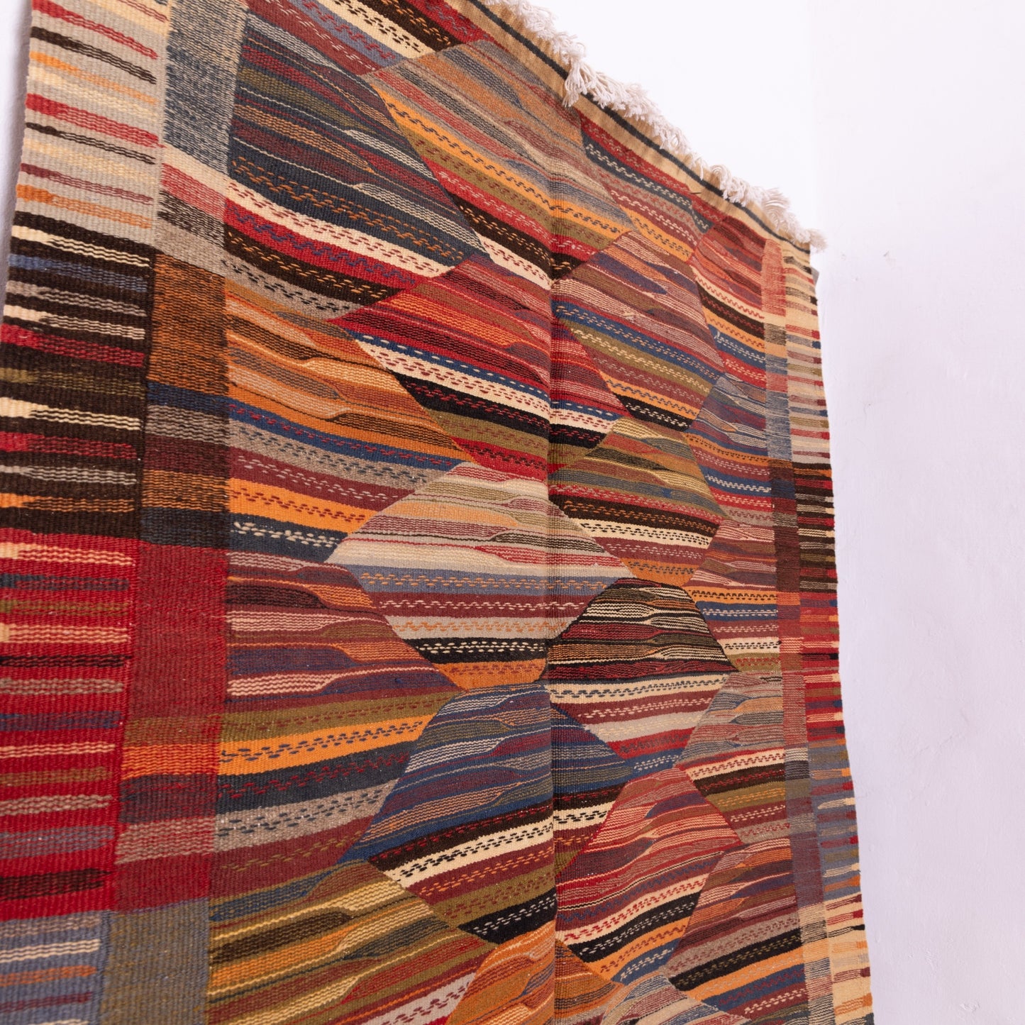 Handmade Moroccan Akhnif Rug – Authentic Berber Wool Carpet ; 4,92 ft / 3,61 ft