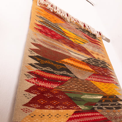 Moroccan Corridor Rug - Handwoven Runner - Modern Berber Style