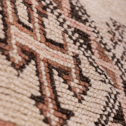 Vintage Moroccan Berber Rug – Handwoven Diamond & Symbolic Pattern ;  10,01 ft /  6,07 ft