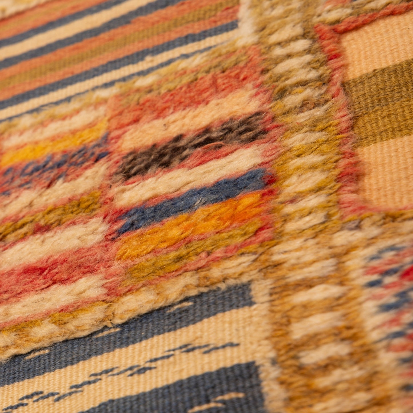 Moroccan Patchwork Corridor Rug - Handwoven Runner - Eclectic Berber Artistry