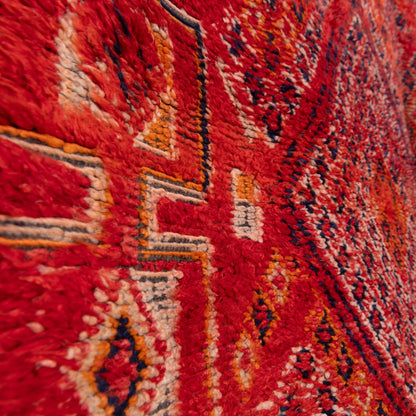 Authentic Vintage Moroccan Beni Mguild Rug – Handwoven Berber Wool Carpet