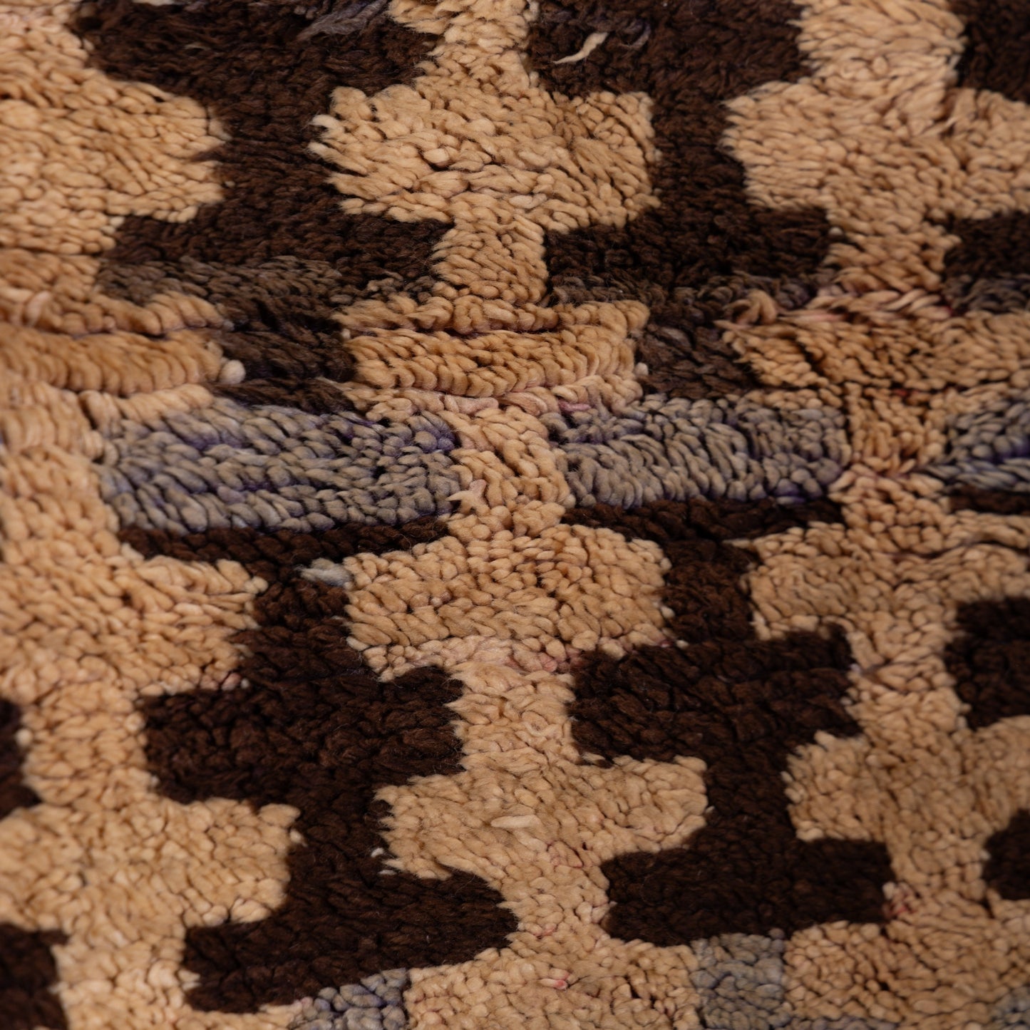 Vintage Moroccan Talsint Rug | Handwoven Berber Wool Carpet ; 7,71 ft /  6,73 ft