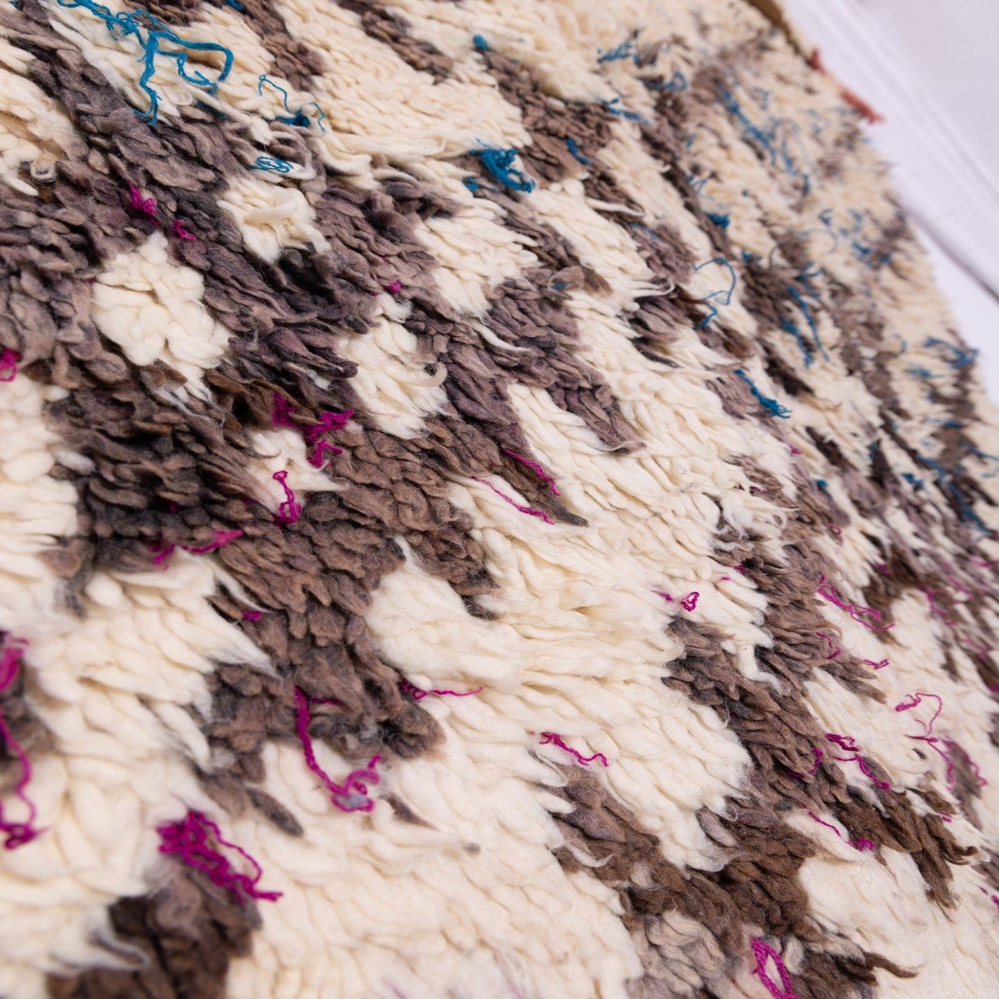 Vintage Moroccan Talsint Rug | Handwoven Wool Berber Carpet ; 8,04 ft / 4,43 ft