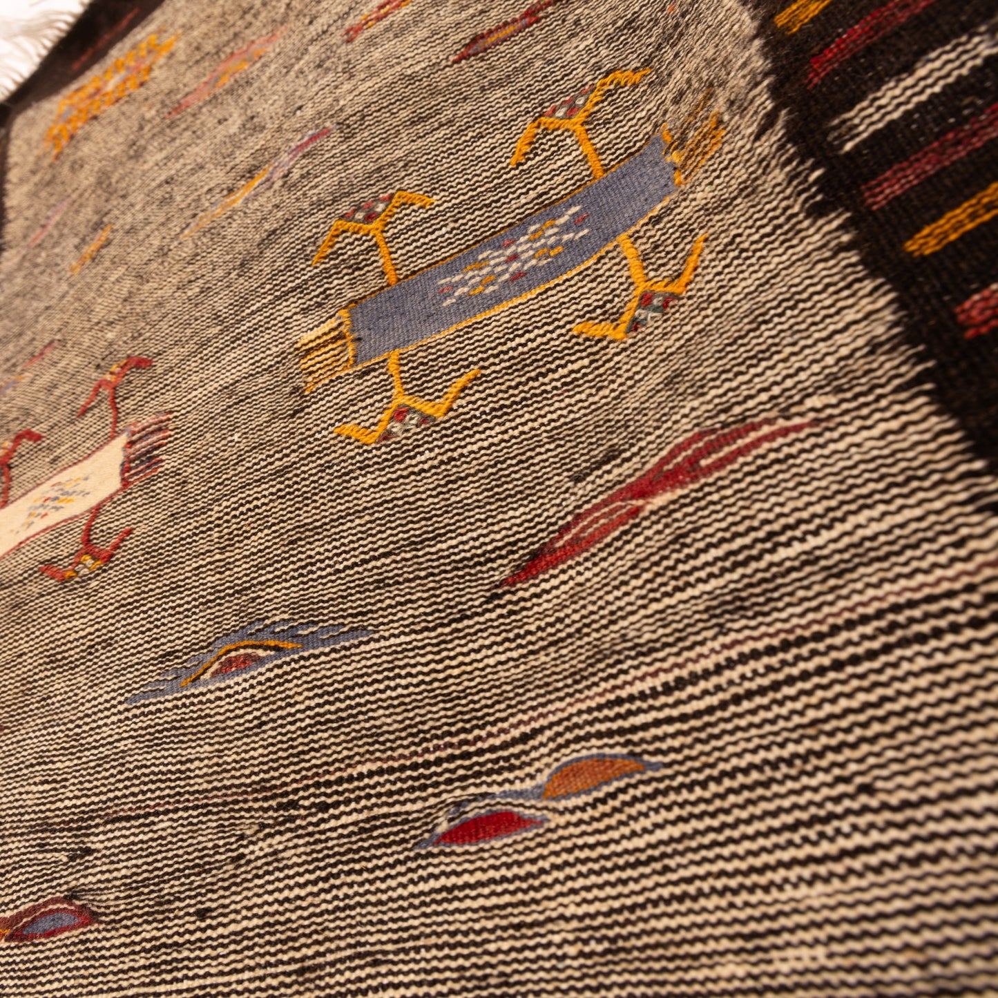 Moroccan Corridor Rug - Handwoven Runner - Desert Symbolism Design