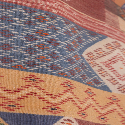 Handwoven Moroccan Akhnif Rug – Bold Berber Geometric Wool & Cotton Carpet