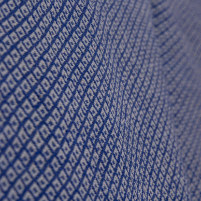 Handwoven Moroccan Akhnif Rug – Elegant Indigo & Ivory Wool & Cotton Carpet