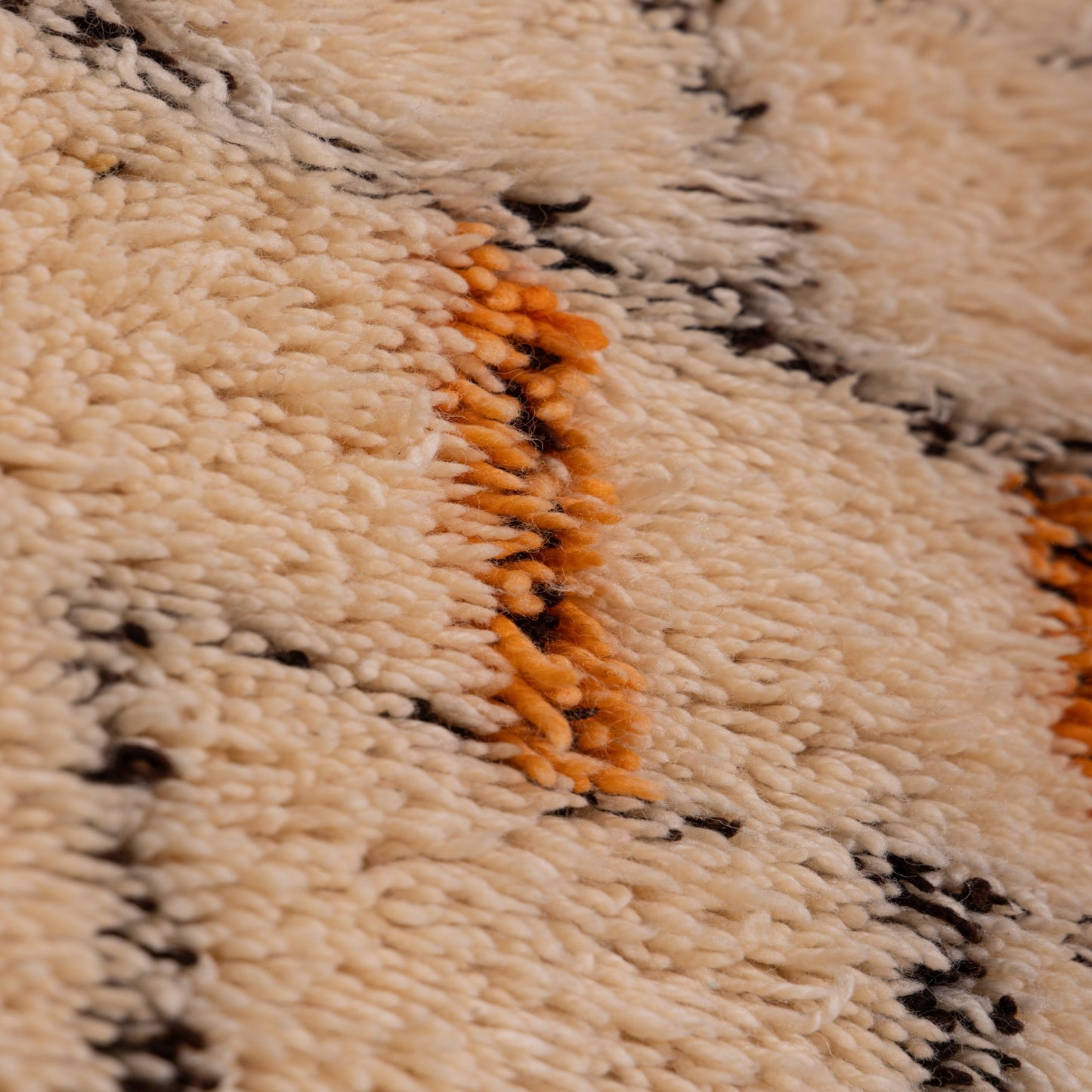 Vintage Moroccan Wedding Rug – Handmade Wool Berber Marriage Carpet – Symbolic Bridal Tapestry ; 7,55 ft / 5,58 ft