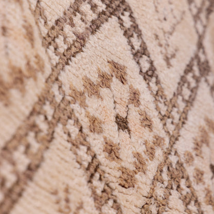 Vintage Moroccan Berber Rug – Intricately Handwoven Wool Carpet ; 11,48 ft /  5,58 ft