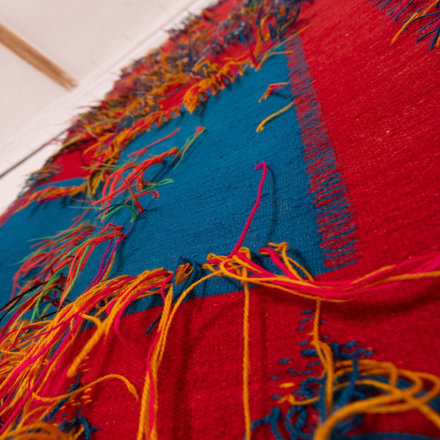 Moroccan Corridor Rug - Abstract Tribal Runner - Handwoven Statement Piece