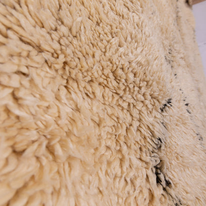 Large Handmade Beni Ourain Rug – Authentic Moroccan Wool Carpet – Minimalist Berber Rug – Plush & Soft Area Rug – Boho Scandinavian Home Decor ; 11,48 ft / 6,56 ft