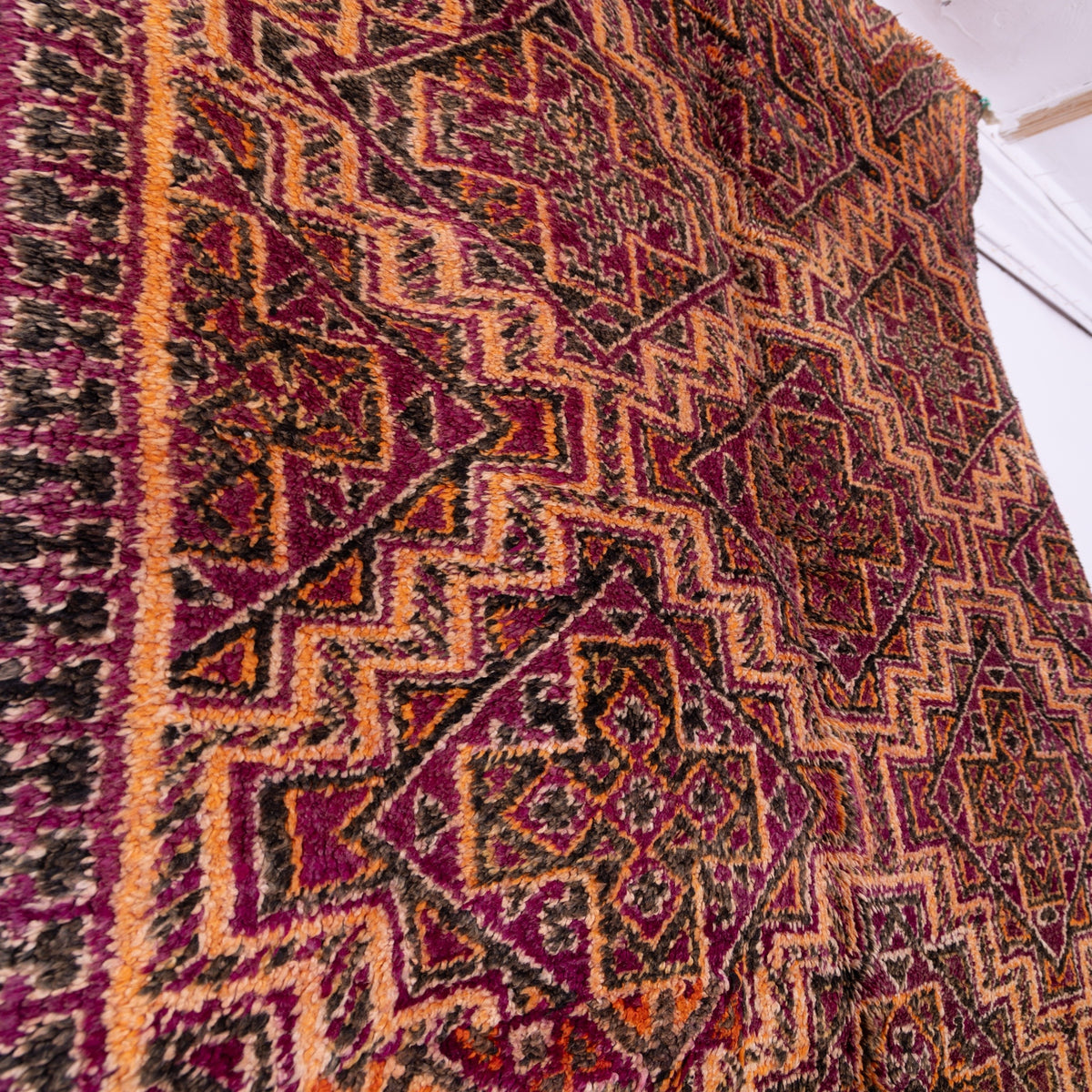 Vintage Beni Mguild Zayane Rug – 100% Wool, Handwoven Berber Rug from Morocco