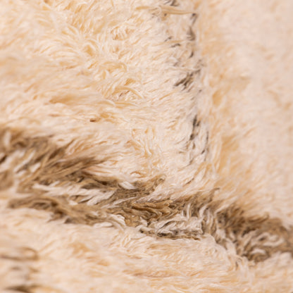 Handwoven Moroccan Beni Ourain Wool Rug – Authentic Berber Carpet ; 10,50 ft /  3,44 ft