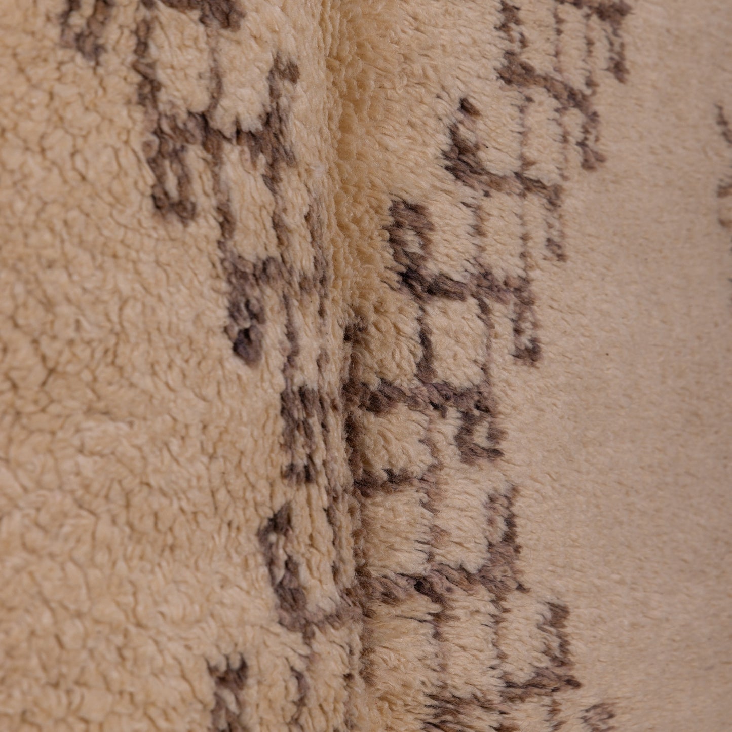 Handwoven Vintage Beni Ourain Moroccan Rug | Geometric Berber Wool Carpet ; 9,68 ft / 5,25 ft