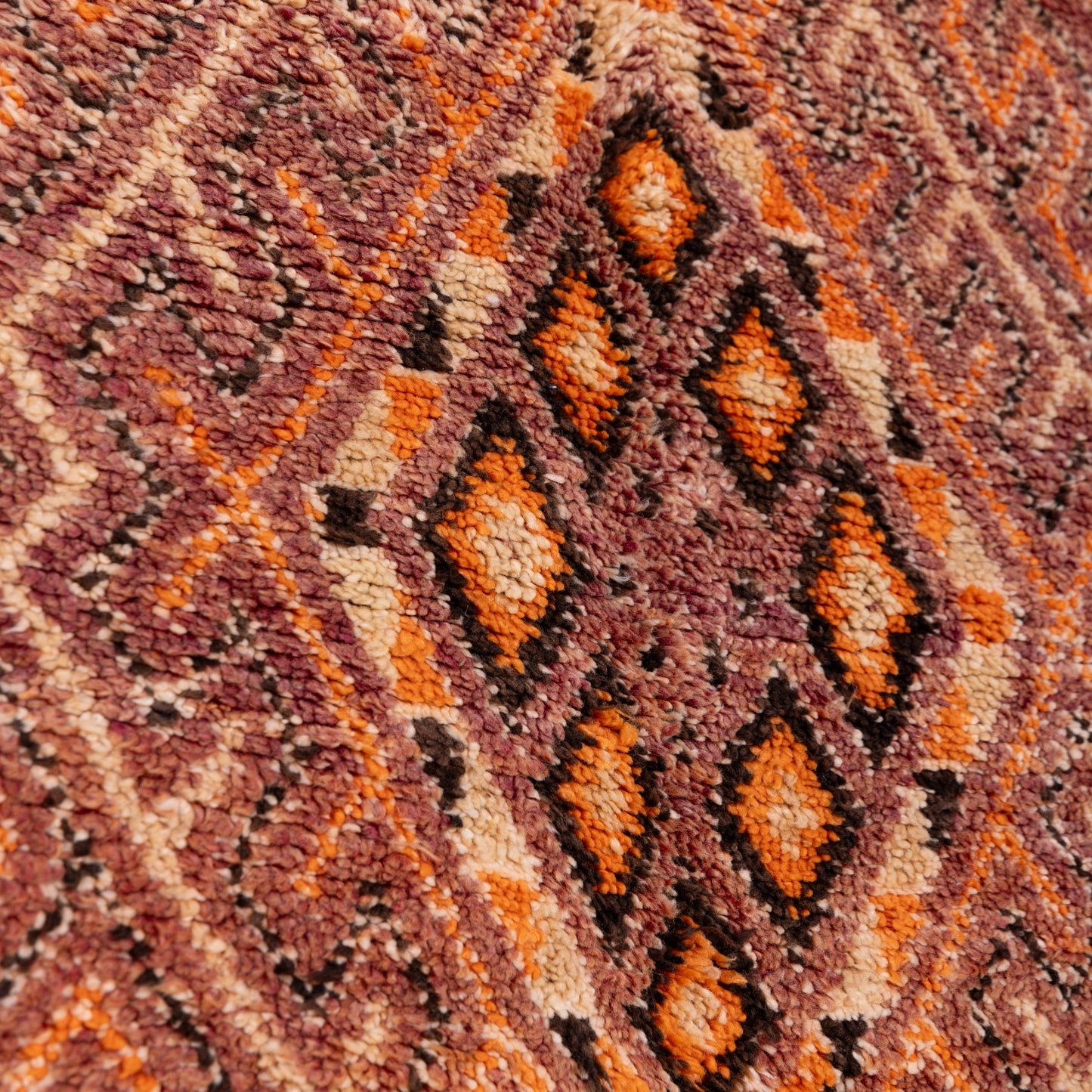 Vintage Moroccan Beni Mguild Rug – Handwoven Wool Berber Carpet