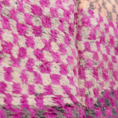 Vintage Moroccan Talsint Rug | Handwoven Wool Checkerboard Carpet ; 10,17 ft / 6,23 ft