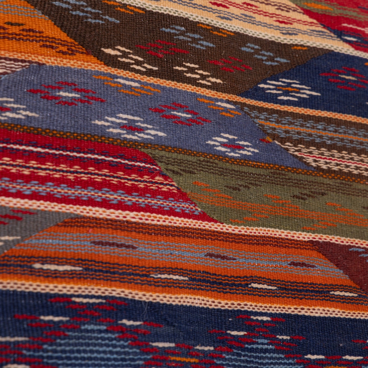 Handwoven Moroccan Akhnif Rug – Intricate Berber Wool & Cotton Carpet ; 8,53 ft / 4,92 ft