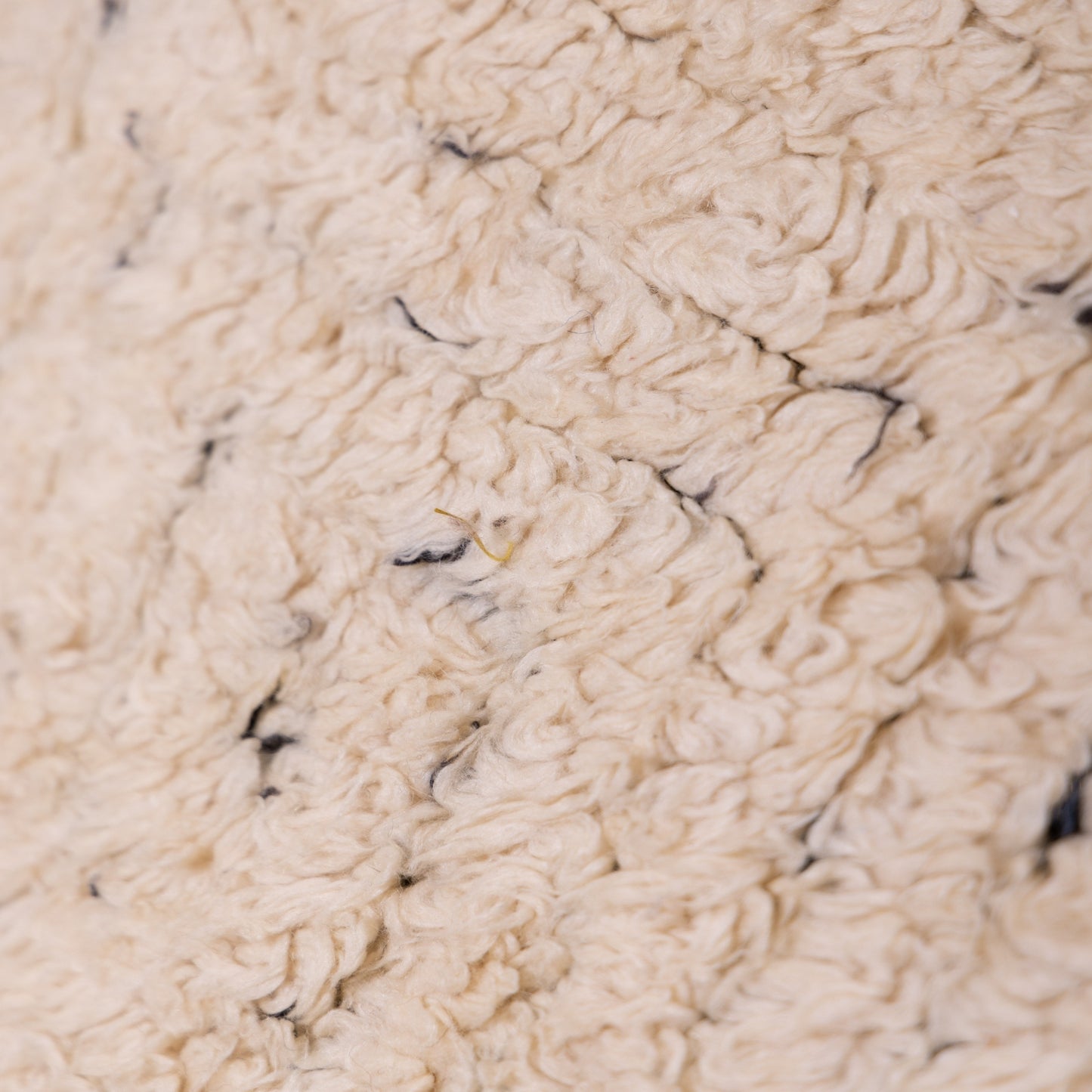 Authentic Mrirt Rug – Handmade Moroccan Wool Carpet – Minimalist Geometric Berber Rug – Luxury Soft & Thick Wool Area Rug