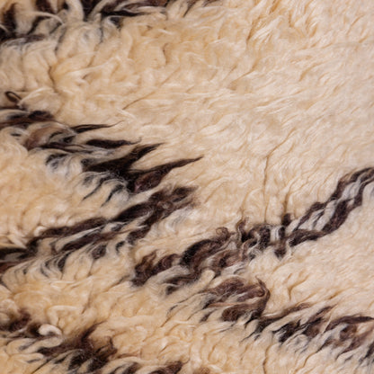 Handwoven Moroccan Berber Rug – Vintage Wool Carpet with Unique Tribal Geometric Patterns ; 12,63 ft / 6,07 ft