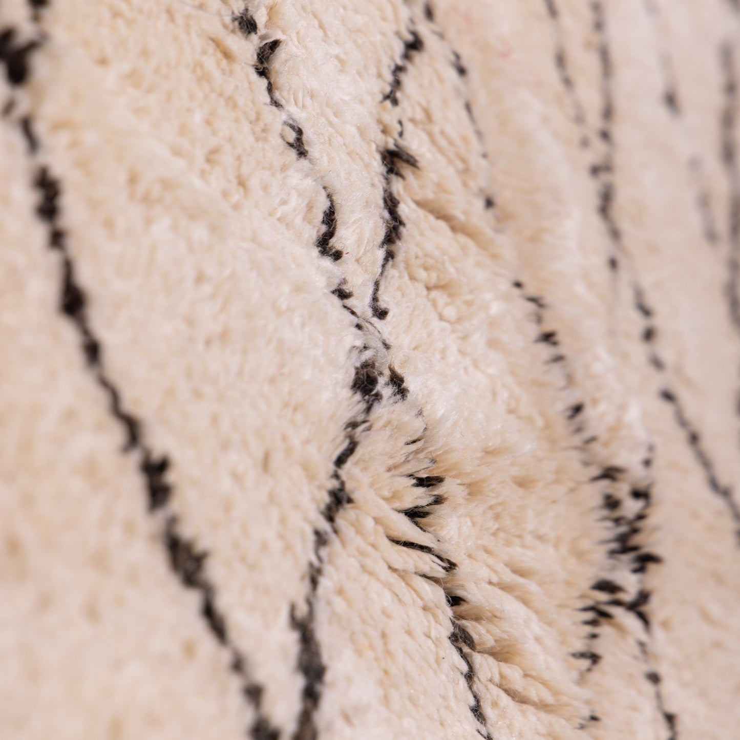 Authentic Moroccan Beni Ourain Rug – Handwoven Berber Wool Carpet ; 12,80 ft / 6,40 ft