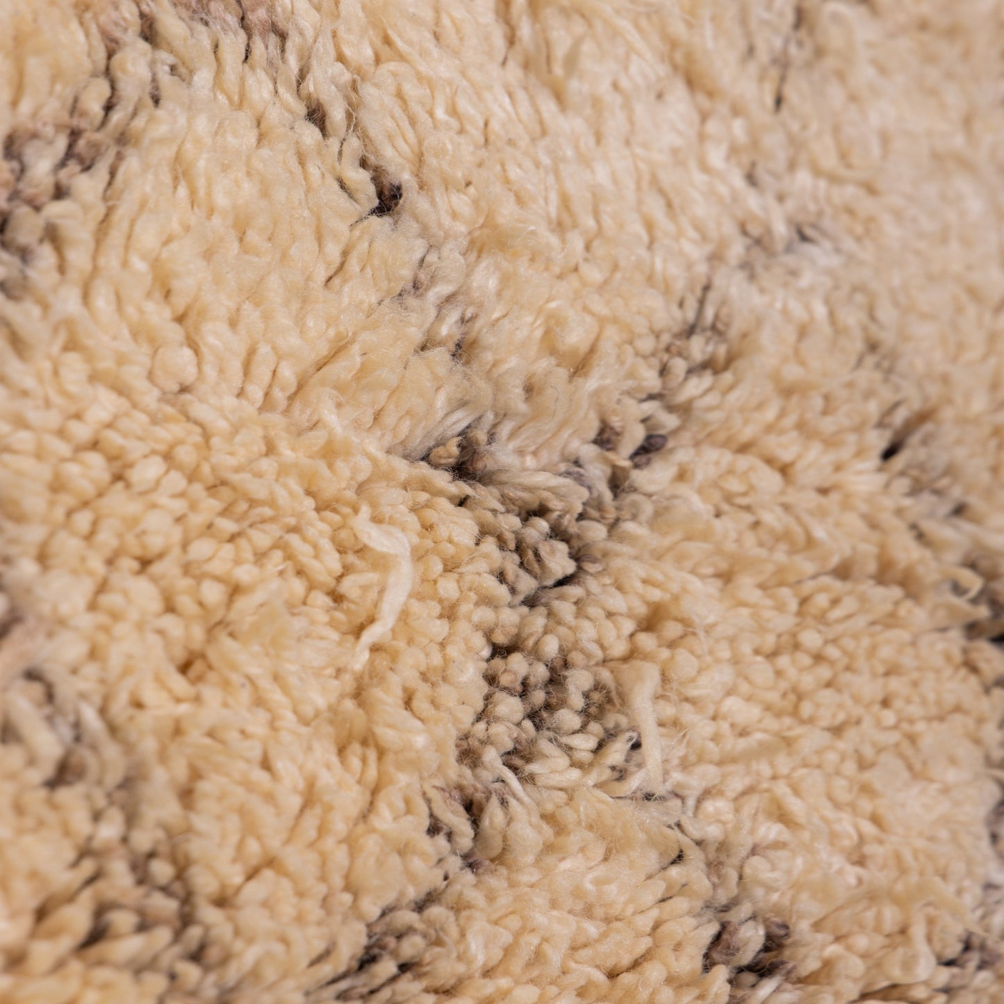 Authentic Moroccan Beni Ourain Rug – Handwoven Wool Berber Carpet – Diamond Geometric Pattern – Timeless & Cozy Home Decor ; 11,48 ft / 6,23 ft