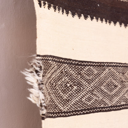 Handwoven Moroccan Akhnif Rug – Authentic Berber Wool Carpet ; 11,48 ft / 4,59 ft