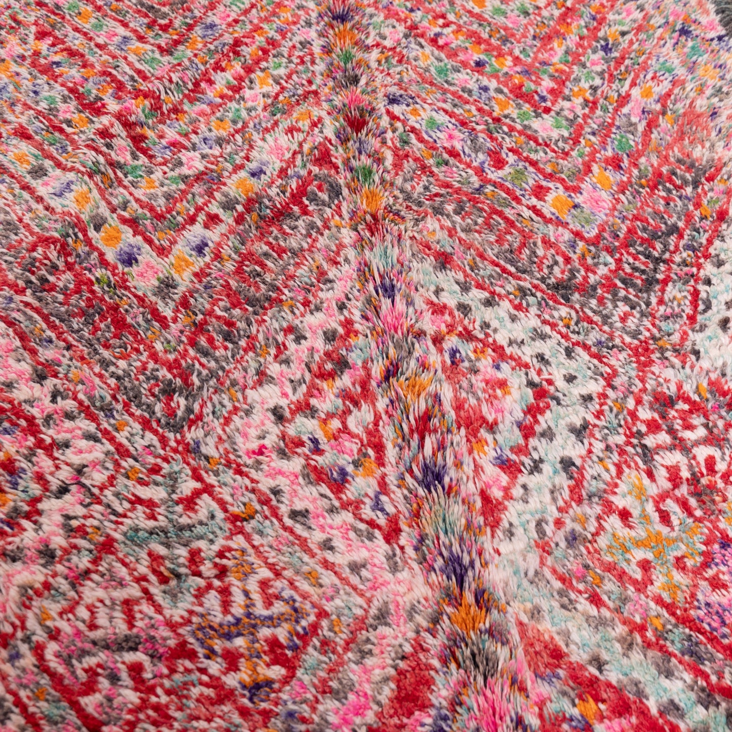 Vintage Beni Mguild Zayane Rug – 100% Wool, Handwoven Berber Rug from Morocco