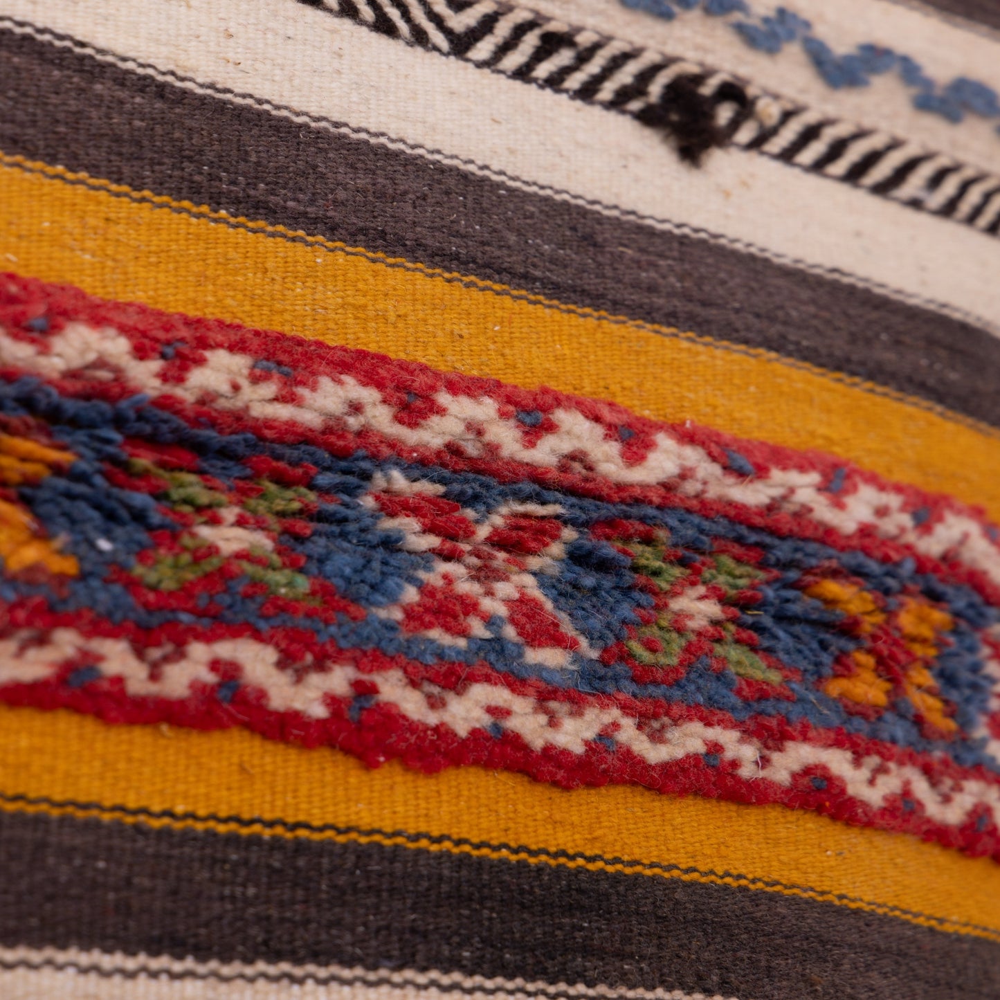 Authentic Moroccan Akhnif Rug – Amazigh Berber Handwoven Flatweave ; 3,28 ft / 1,97 ft