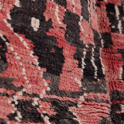 Vintage Moroccan Boujad Rug | Handwoven Berber Wool Carpet ; 8,20 ft / 6,56 ft