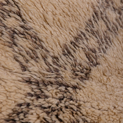 Large Vintage Beni Ourain Moroccan Rug | Handwoven Wool Berber Carpet ; 11,48 ft / 6,23 ft