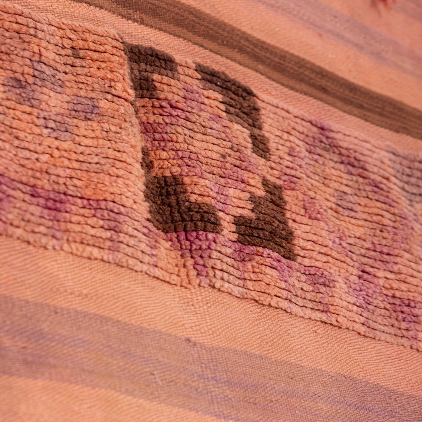 Vintage Rehamna Moroccan Flatweave Rug – Handmade Wool Berber Kilim with Subtle Tribal Patterns ; 8,53 ft / 5,25 ft