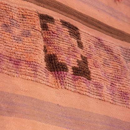 Vintage Rehamna Moroccan Flatweave Rug – Handmade Wool Berber Kilim with Subtle Tribal Patterns ; 8,53 ft / 5,25 ft