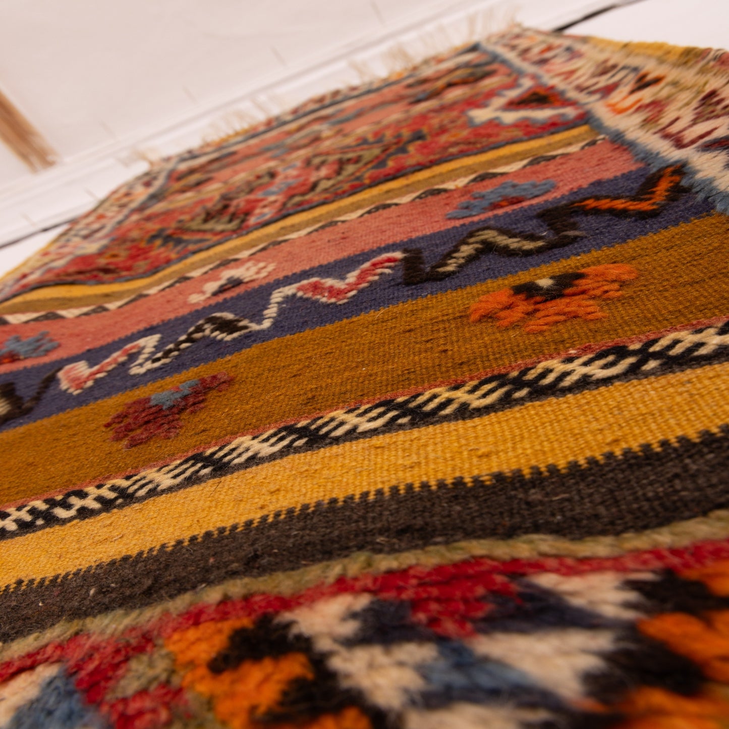 Moroccan Corridor Rug - Handwoven Berber Runner - Traditional Artisan Craft