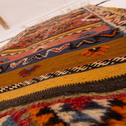 Moroccan Corridor Rug - Handwoven Berber Runner - Traditional Artisan Craft