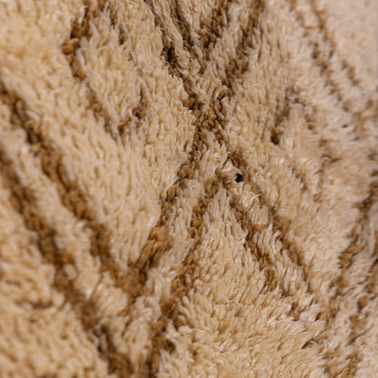 Handmade Moroccan Beni Ourain Rug – Authentic Berber Wool Carpet – Geometric Diamond Pattern – Cozy & Timeless Home Decor ; 9,02 ft / 6,23 ft