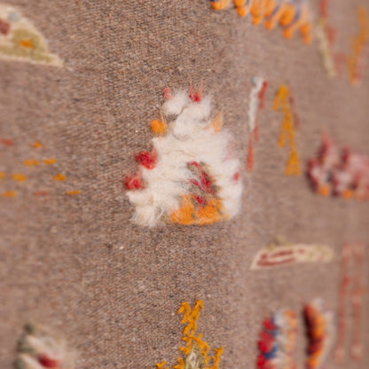 Handwoven Akhnif Moroccan Rug – Unique Amazigh Flatweave ; 5,09 ft / 2,30 ft