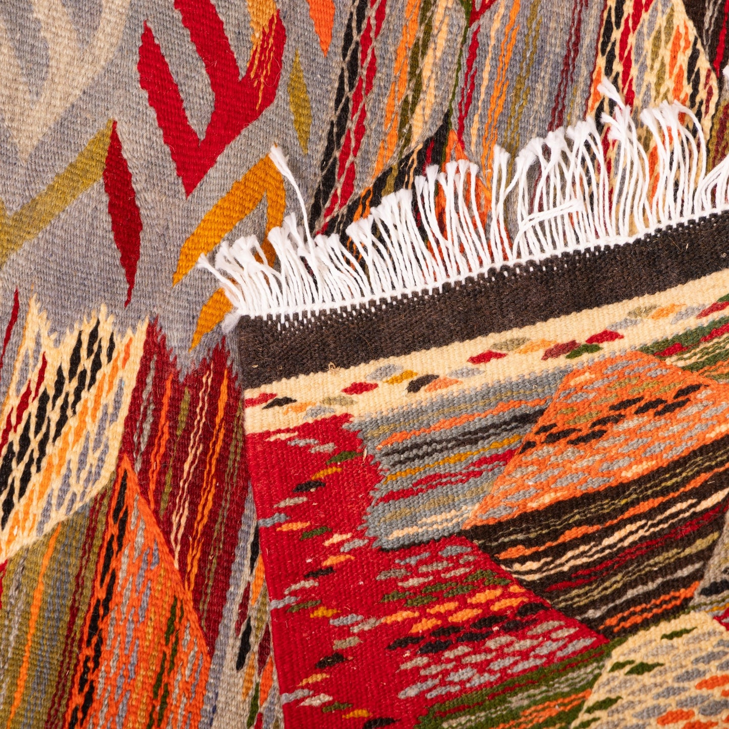 Moroccan Corridor Rug - Handwoven Runner - Eclectic Tribal Patchwork