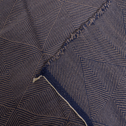 Handwoven Moroccan Akhnif Rug – Artisan Wool & Cotton Carpet ; 9,84 ft / 6,56 ft