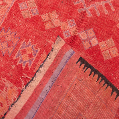 Vintage Moroccan Rehamna Rug – Handwoven Berber Wool Rug ; 9,84 ft /  5,09 ft