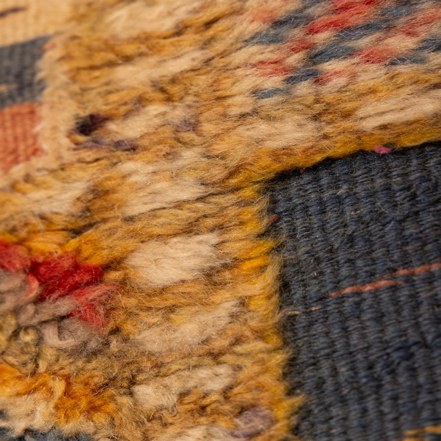 Moroccan Patchwork Corridor Rug - Handwoven Runner - Eclectic Berber Artistry