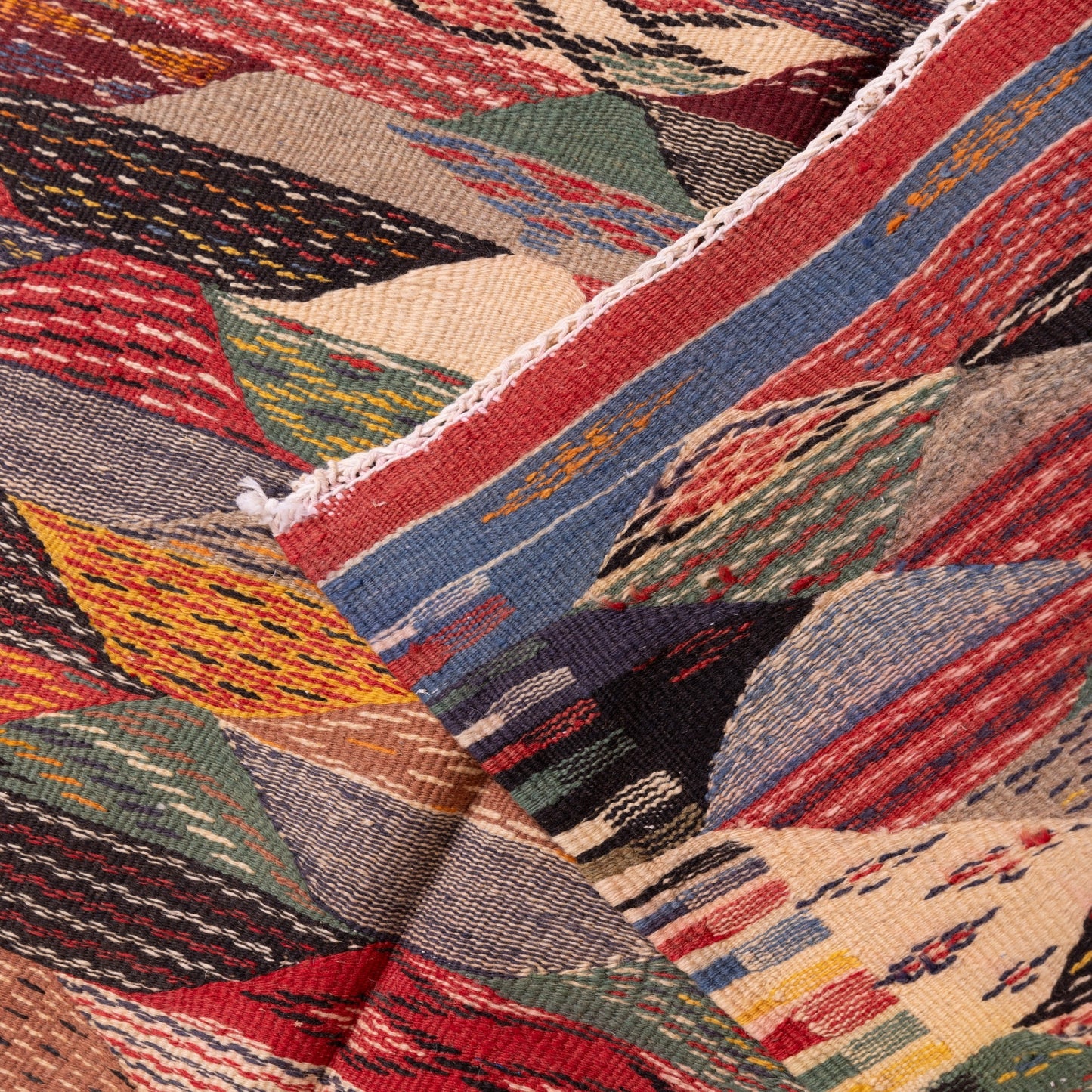 Vintage Moroccan Akhnif Rug – Handmade Berber Wool Carpet ; 5,09 ft / 3,28 ft