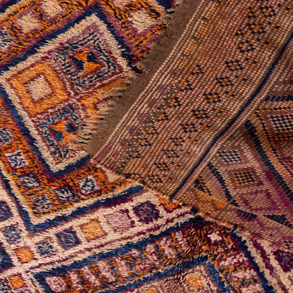 Vintage Beni Mguild Zayane Rug – 100% Wool, Handwoven Berber Rug from Morocco
