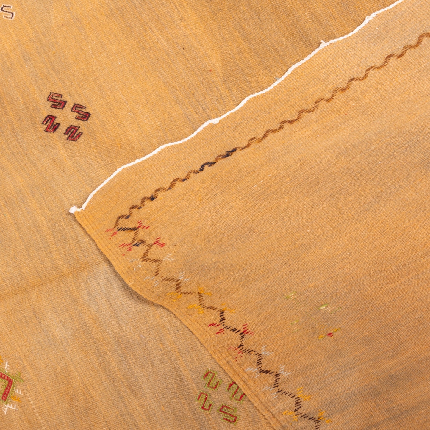 Handwoven Moroccan Akhnif Rug – Elegant Wool & Cotton Berber Carpet ; 8,53 ft / 4,92 ft