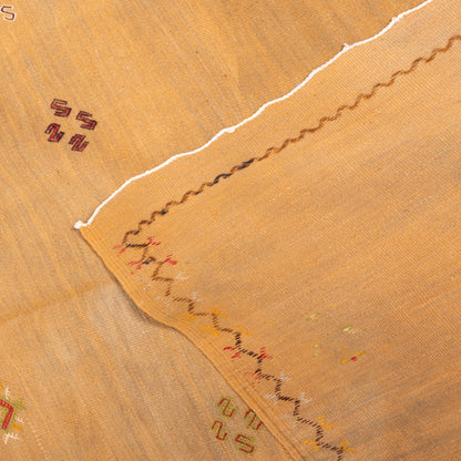 Handwoven Moroccan Akhnif Rug – Elegant Wool & Cotton Berber Carpet ; 8,53 ft / 4,92 ft