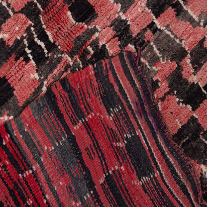 Vintage Moroccan Boujad Rug | Handwoven Berber Wool Carpet ; 8,20 ft / 6,56 ft