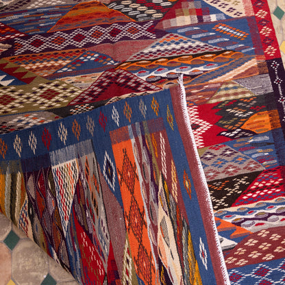 Authentic Moroccan Akhnif Rug – A Handwoven Berber Treasure ; 7,22 ft / 3,61 ft